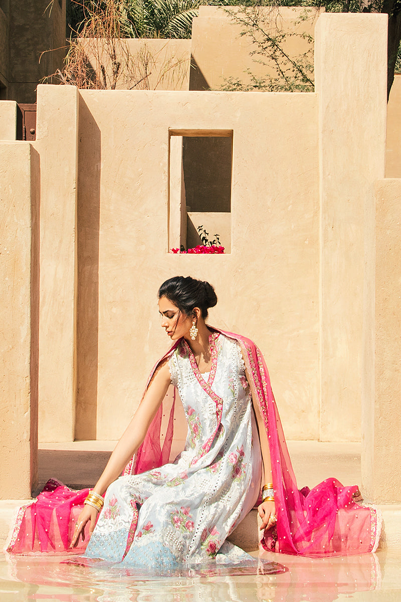 Sahil | Mushq Kahani Luxury Chikankari Lawn Collection 2022 | Unstitched Embroidered Lawn Suits