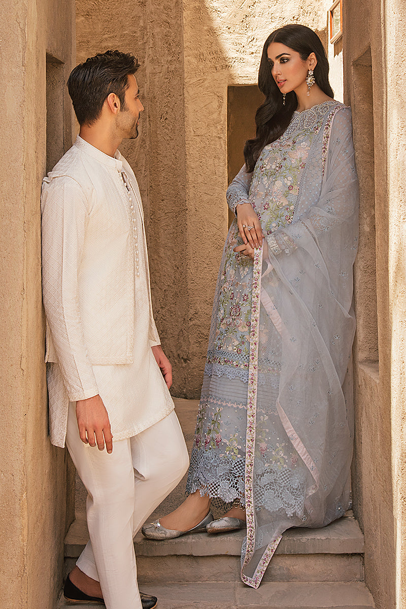 Chandi | Mushq Kahani Luxury Chikankari Lawn Collection 2022 | Unstitched Embroidered Lawn Suits