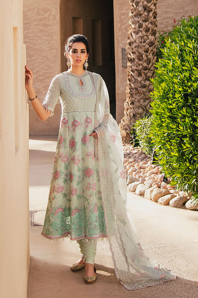 Nermin | Mushq Kahani Luxury Chikankari Lawn Collection 2022 | Unstitched Embroidered Lawn Suits