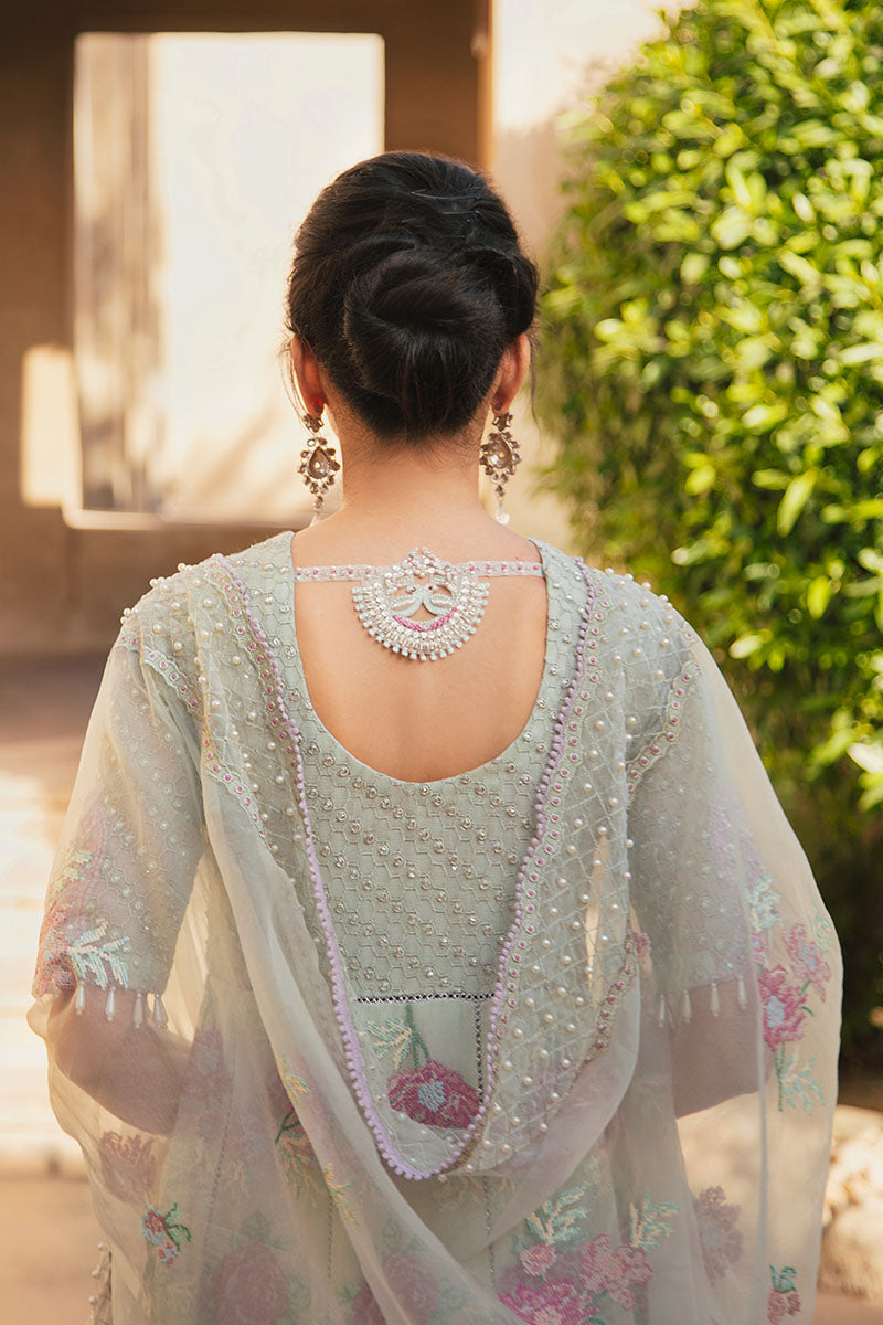 Nermin | Mushq Kahani Luxury Chikankari Lawn Collection 2022 | Unstitched Embroidered Lawn Suits