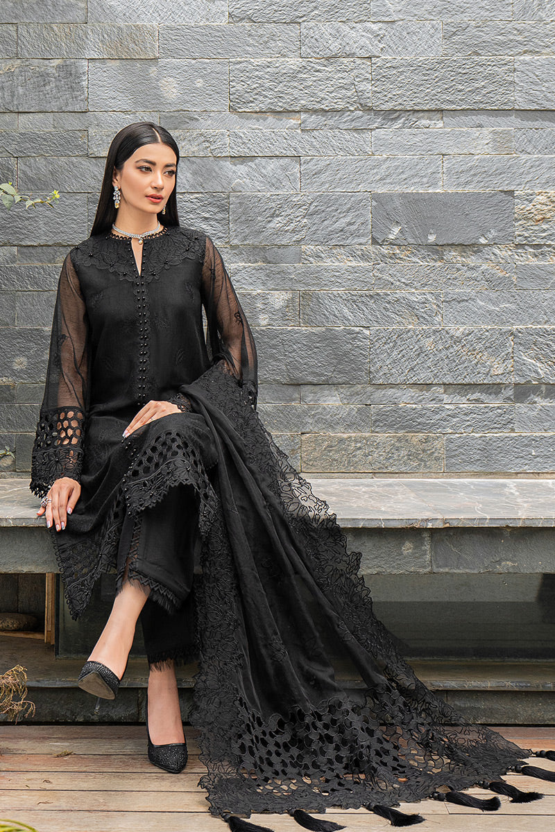 Riya MMC22-03 | Mushq Zeenat Casual Pret Collection 2022 | Ready to Wear Cotton Net Suits
