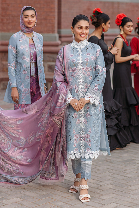 CAROLINA | Mushq Festival De Verano Spring '22 Collection | Unstitched Embroidered Luxury Lawn Suita