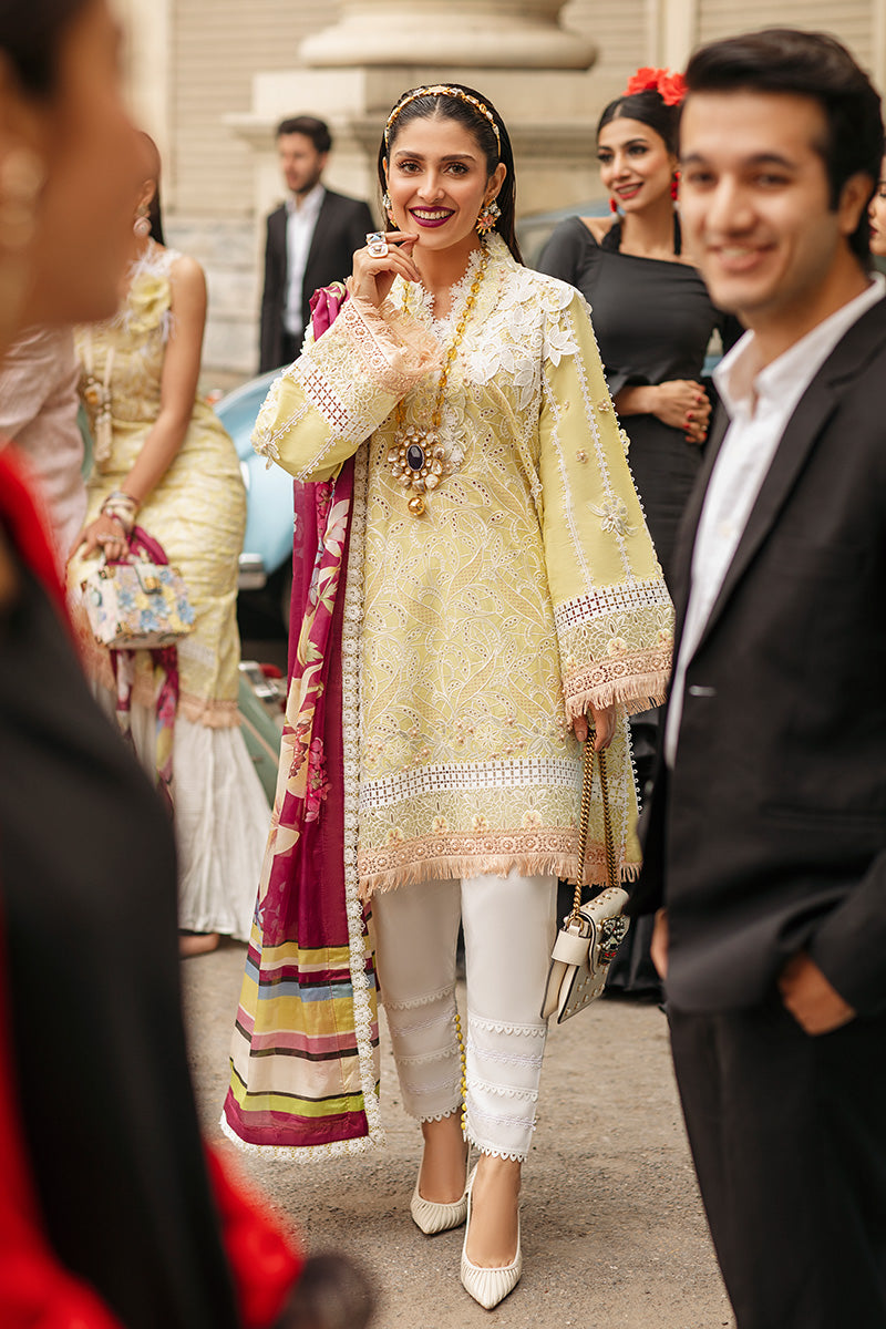 SARA | Mushq Festival De Verano Spring '22 Collection | Unstitched Embroidered Luxury Lawn Suita