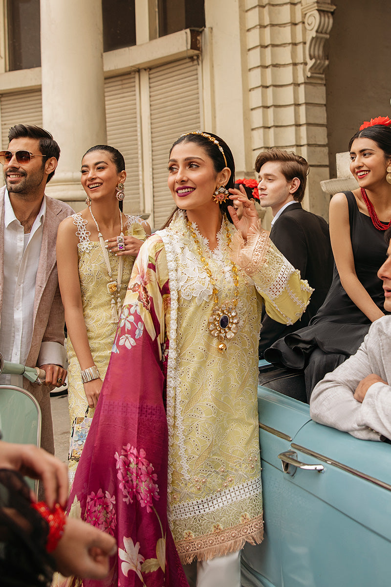 SARA | Mushq Festival De Verano Spring '22 Collection | Unstitched Embroidered Luxury Lawn Suita