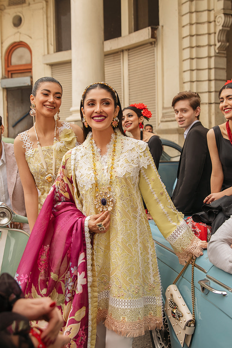 SARA | Mushq Festival De Verano Spring '22 Collection | Unstitched Embroidered Luxury Lawn Suita