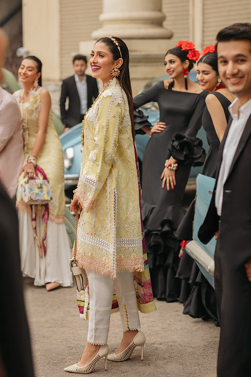 SARA | Mushq Festival De Verano Spring '22 Collection | Unstitched Embroidered Luxury Lawn Suita