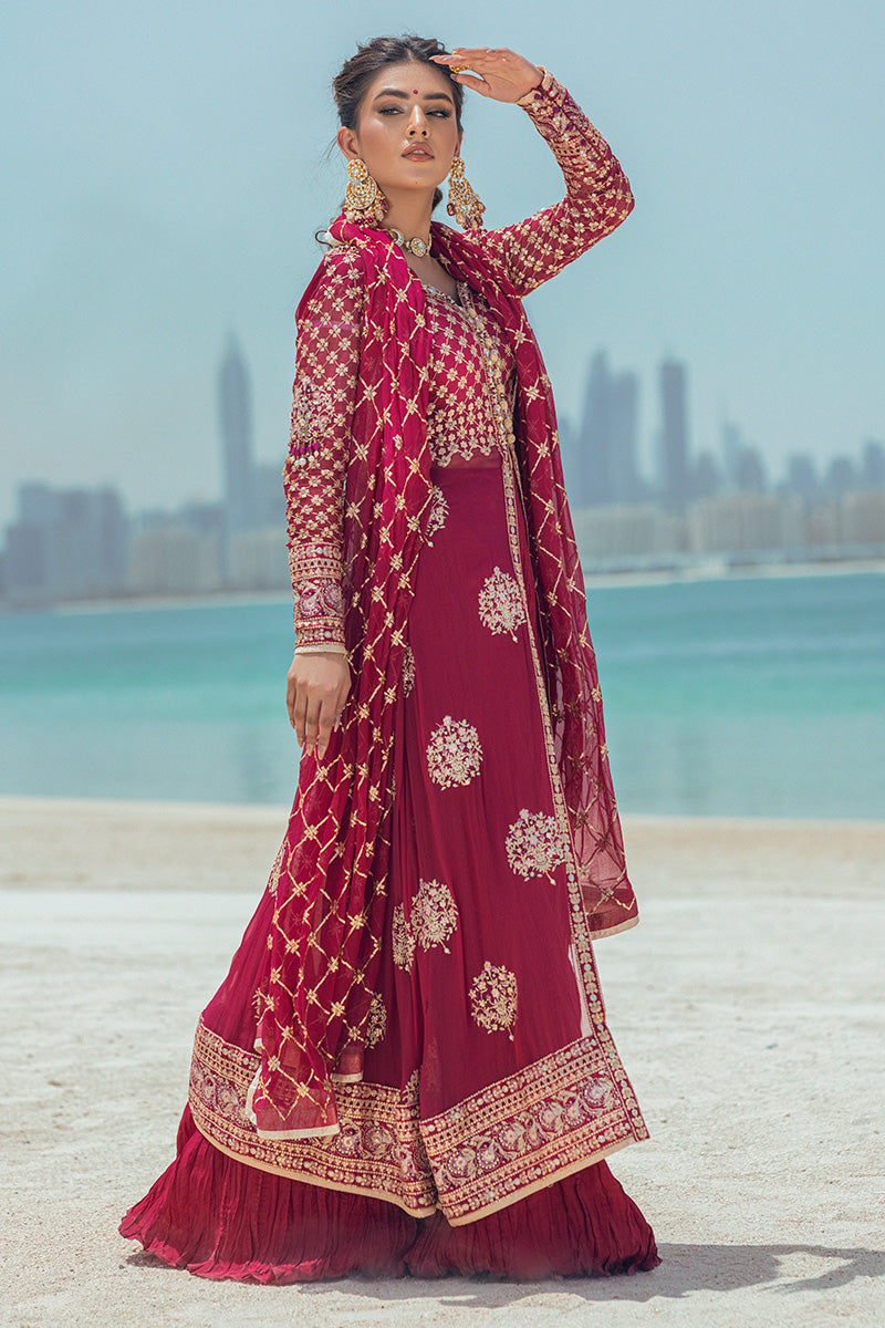 CABARET | Mushq Monsoon Wedding Luxury Chiffon Collection 2022 | Unstitched Embroidered Chiffon Suits