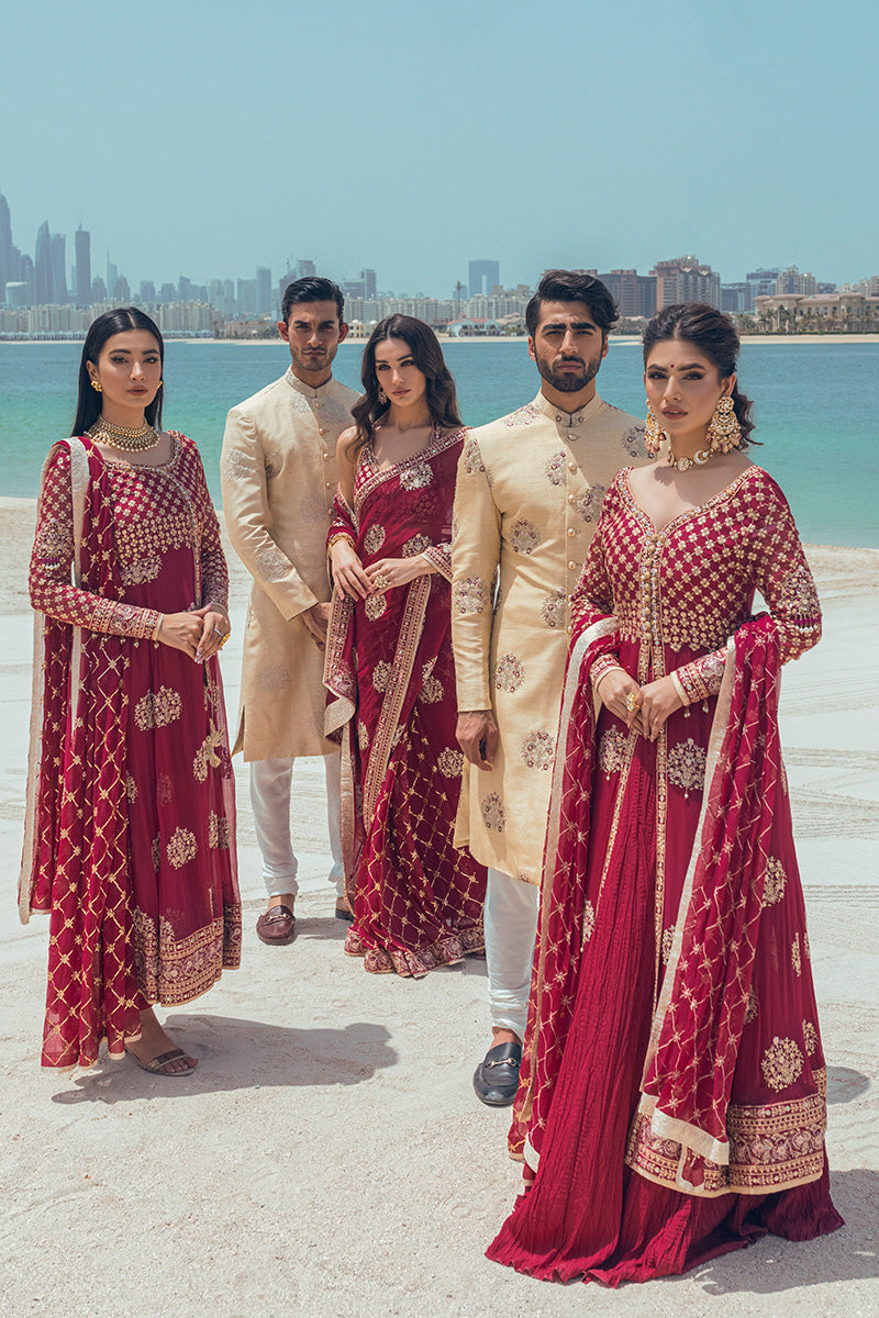 CABARET | Mushq Monsoon Wedding Luxury Chiffon Collection 2022 | Unstitched Embroidered Chiffon Suits