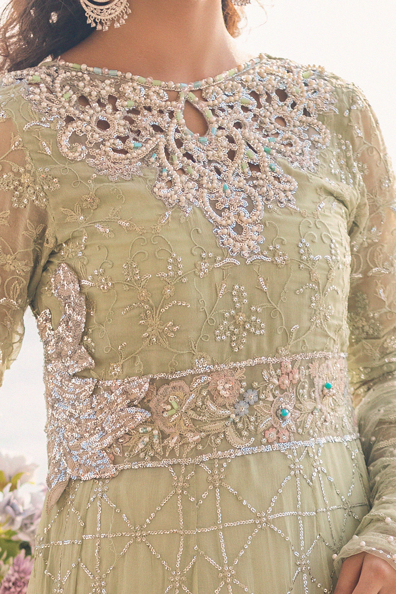 MIZZLE | Mushq Monsoon Wedding Luxury Chiffon Collection 2022 | Unstitched Embroidered Chiffon Suits