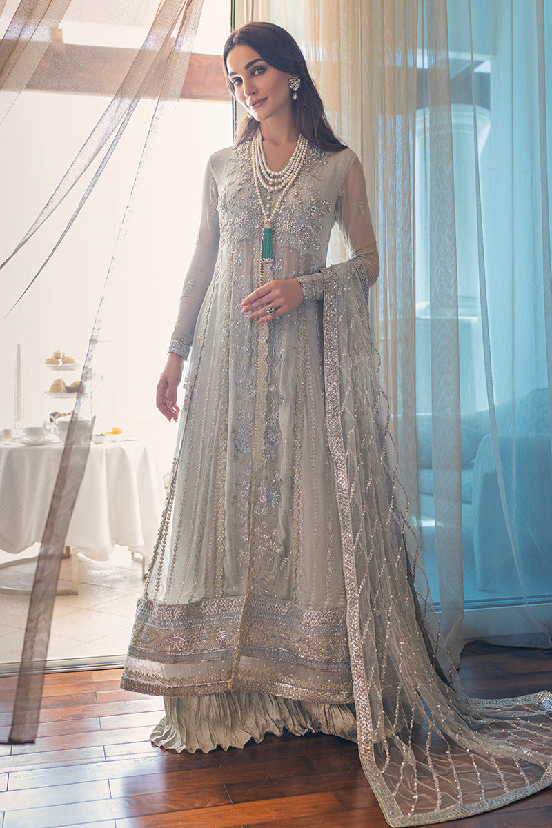 SCOTCH MIST | Mushq Monsoon Wedding Luxury Chiffon Collection 2022 | Unstitched Embroidered Chiffon Suits