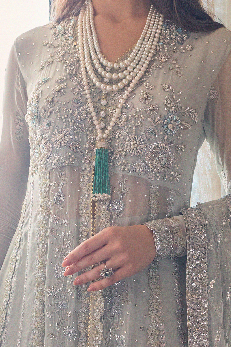 SCOTCH MIST | Mushq Monsoon Wedding Luxury Chiffon Collection 2022 | Unstitched Embroidered Chiffon Suits