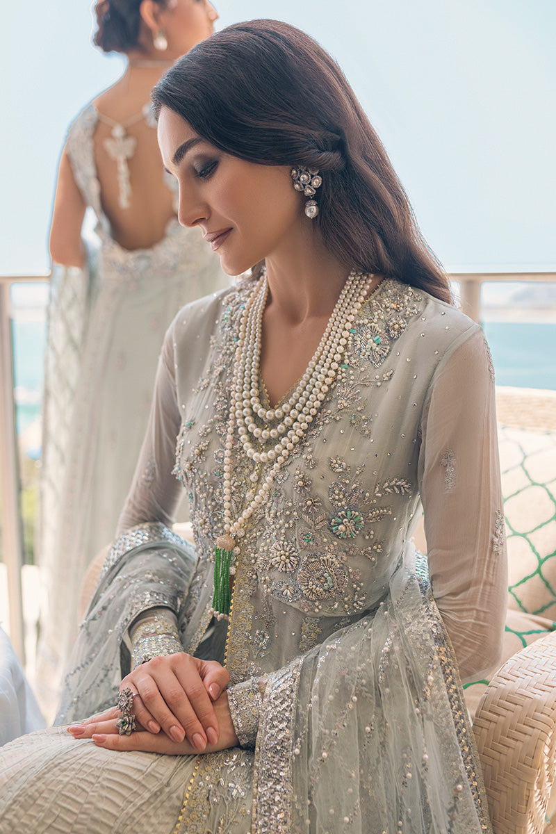 SCOTCH MIST | Mushq Monsoon Wedding Luxury Chiffon Collection 2022 | Unstitched Embroidered Chiffon Suits