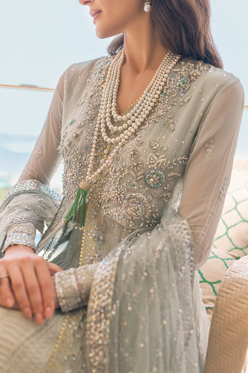 SCOTCH MIST | Mushq Monsoon Wedding Luxury Chiffon Collection 2022 | Unstitched Embroidered Chiffon Suits