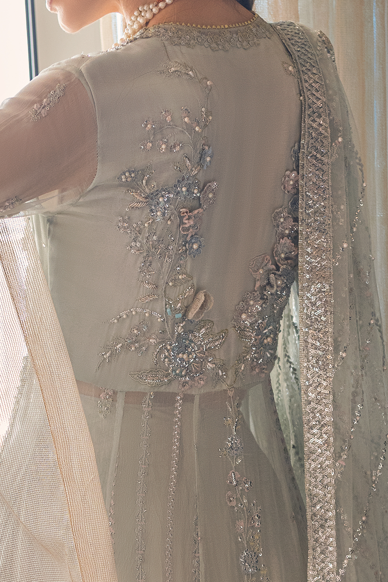 SCOTCH MIST | Mushq Monsoon Wedding Luxury Chiffon Collection 2022 | Unstitched Embroidered Chiffon Suits