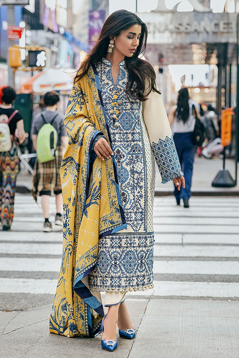 CHELSEA | Mushq Broadway Winter Edit’21 | Unstitched Embroidered Khaddar Suits