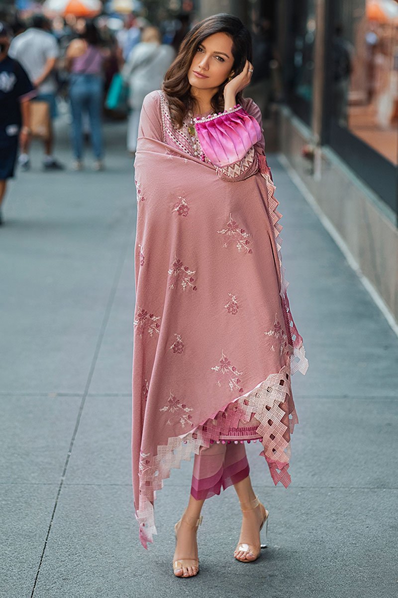 BLUSH | Mushq Broadway Winter Edit’21 | Unstitched Embroidered Khaddar Suits