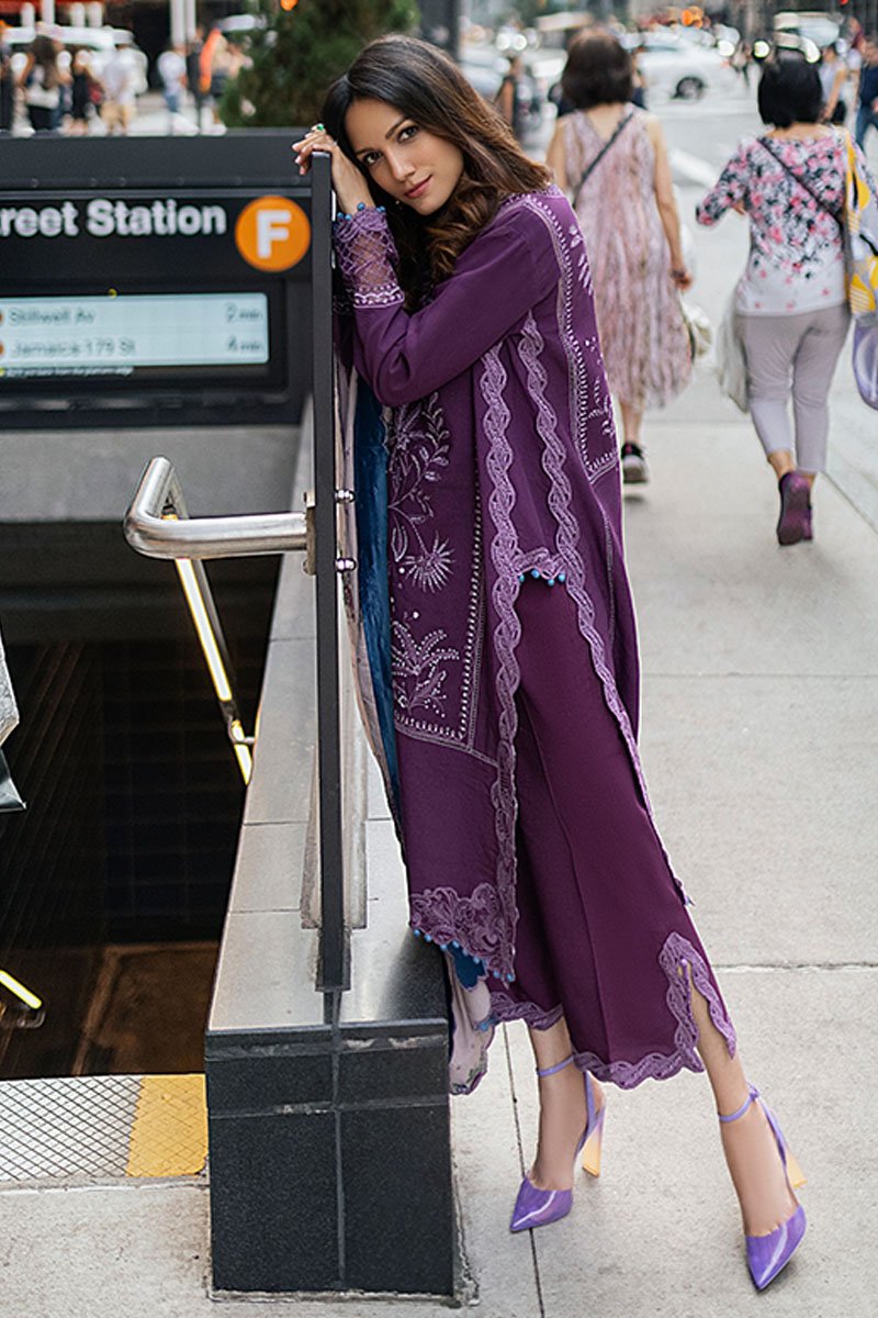 CROWN JEWEL | Mushq Broadway Winter Edit’21 | Unstitched Embroidered Linen Suits