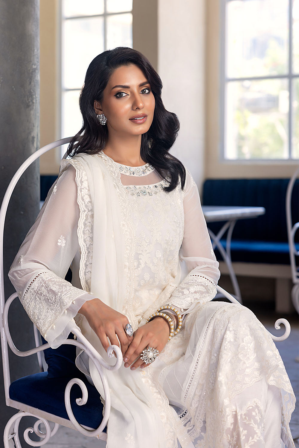 Milky Moon | Azure Ensembles Chiffon 3PCS 2023