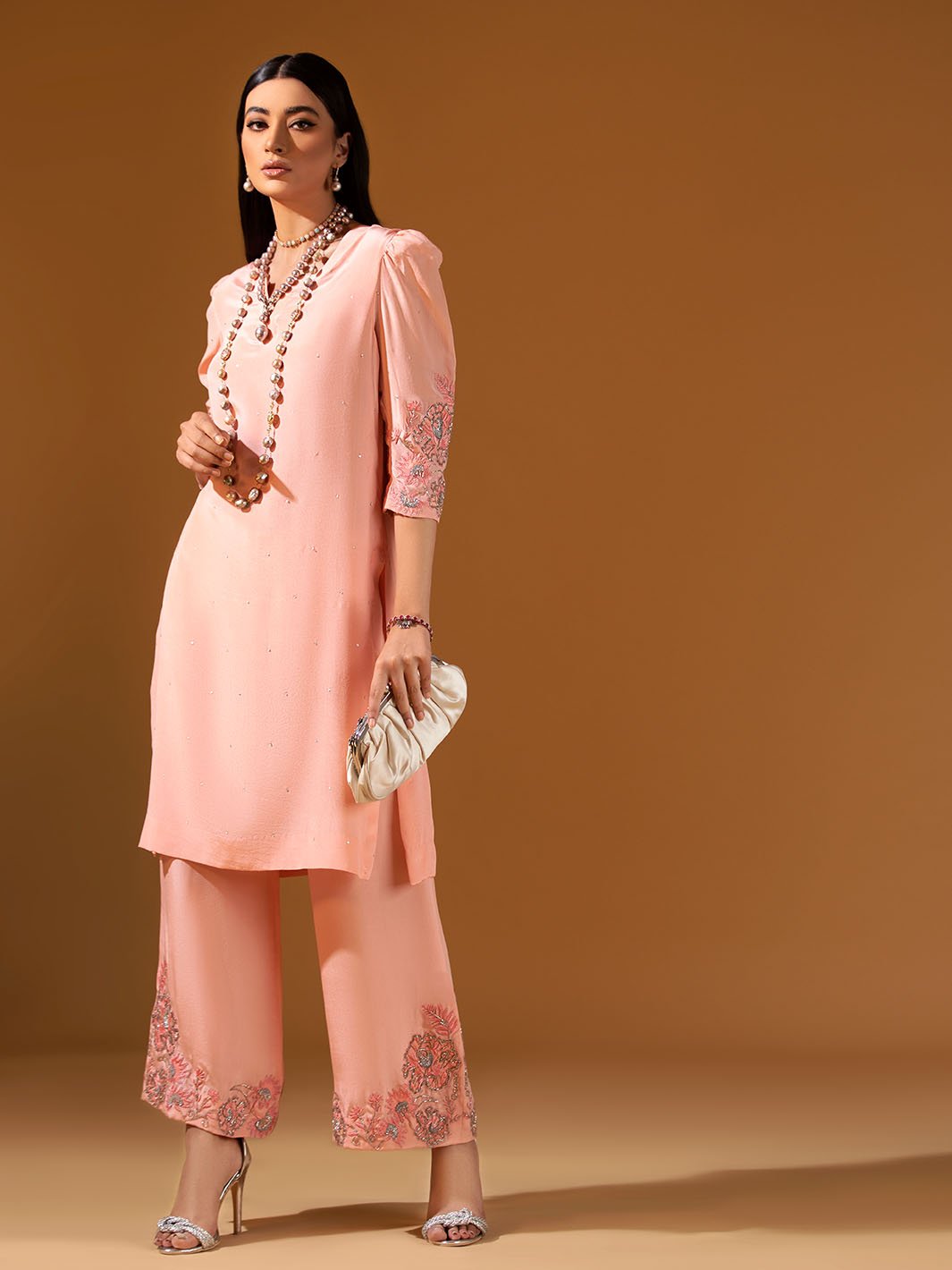 Muse | Mohtaram NUUR Luxury PRET Collection 2022 | Stitched Silk Suits