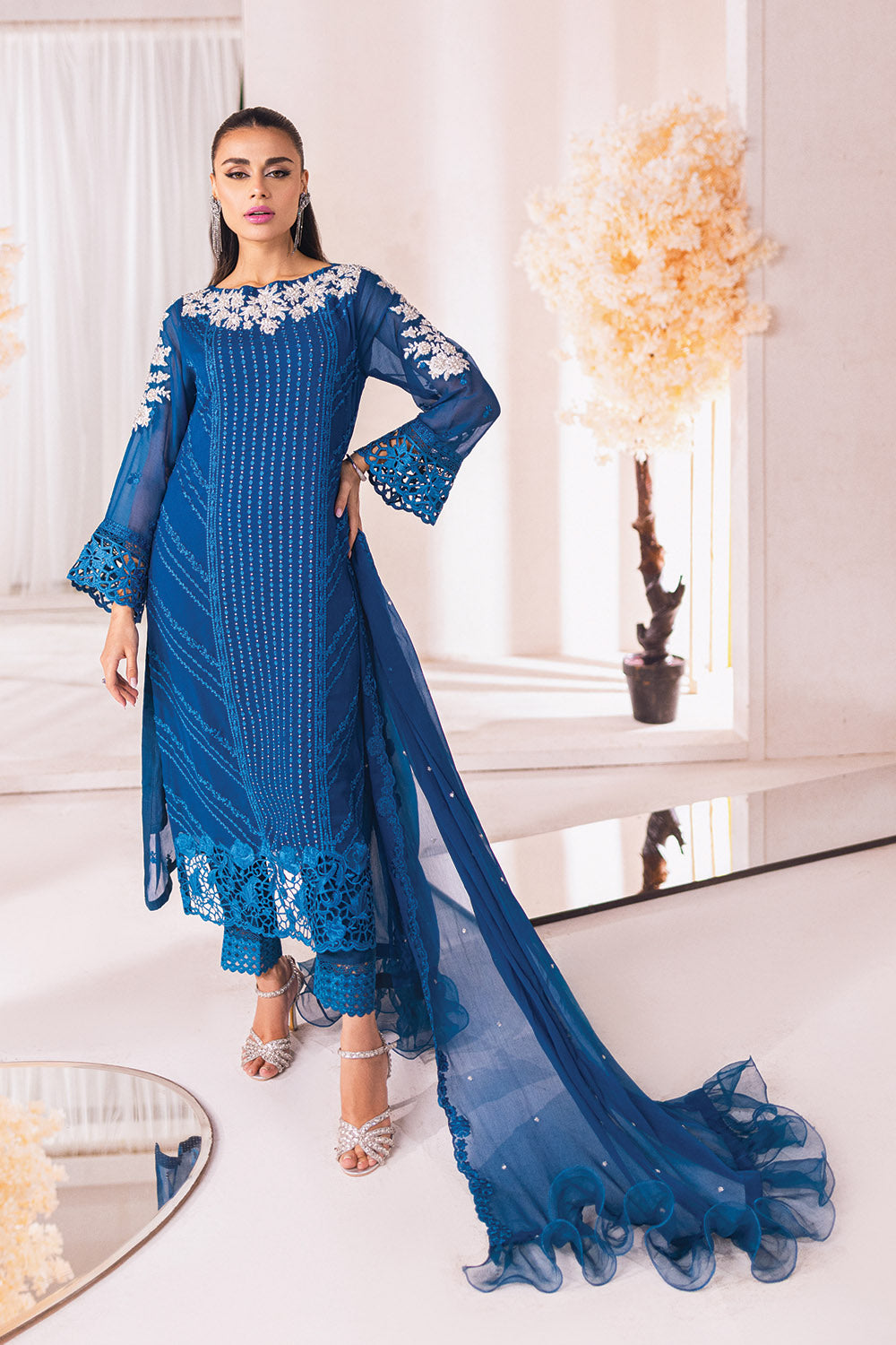 Mystic Jewel | Azure Ensembles Chiffon 3PCS 2023