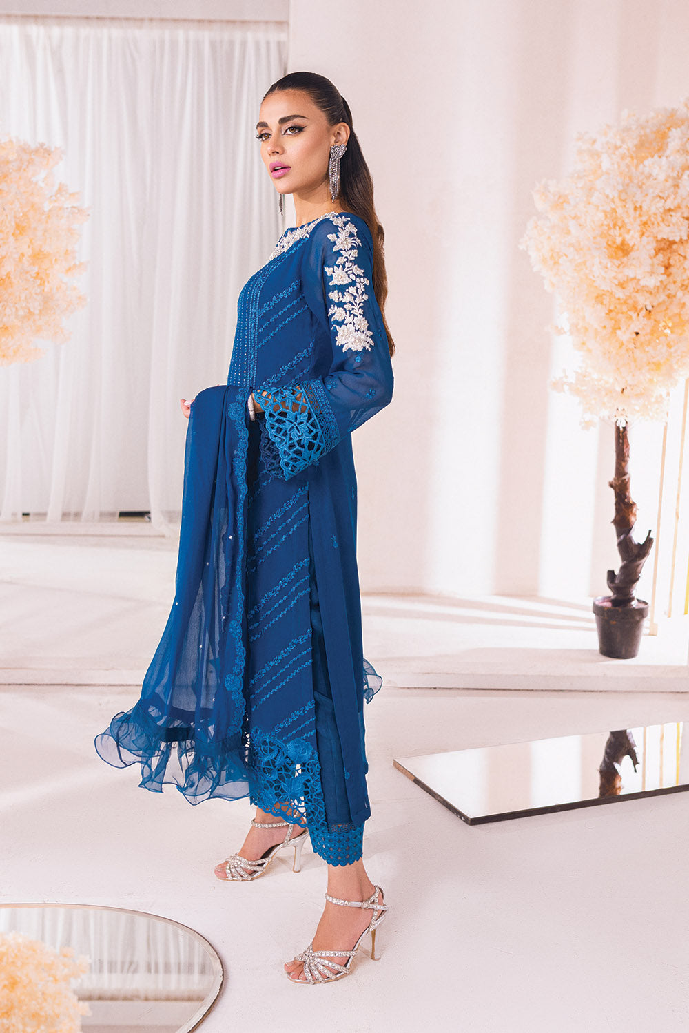 Mystic Jewel | Azure Ensembles Chiffon 3PCS 2023