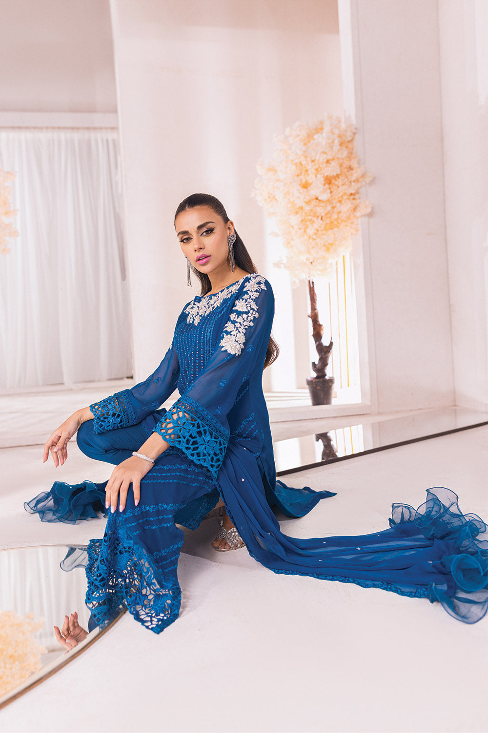 Mystic Jewel | Azure Ensembles Chiffon 3PCS 2023