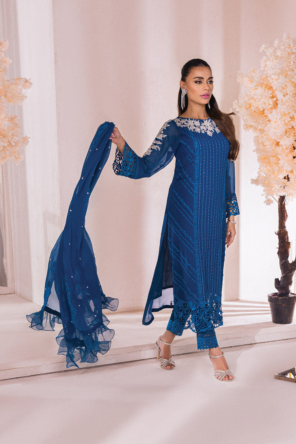 Mystic Jewel | Azure Ensembles Chiffon 3PCS 2023