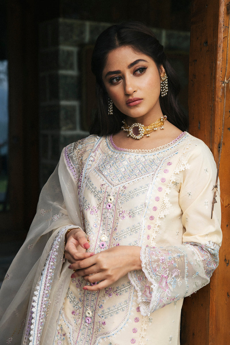 EB-09 DAPHNE | Qalamkar Rahi Luxury Festive Collection 2022 | Unstitched Embroidered Lawn Suits