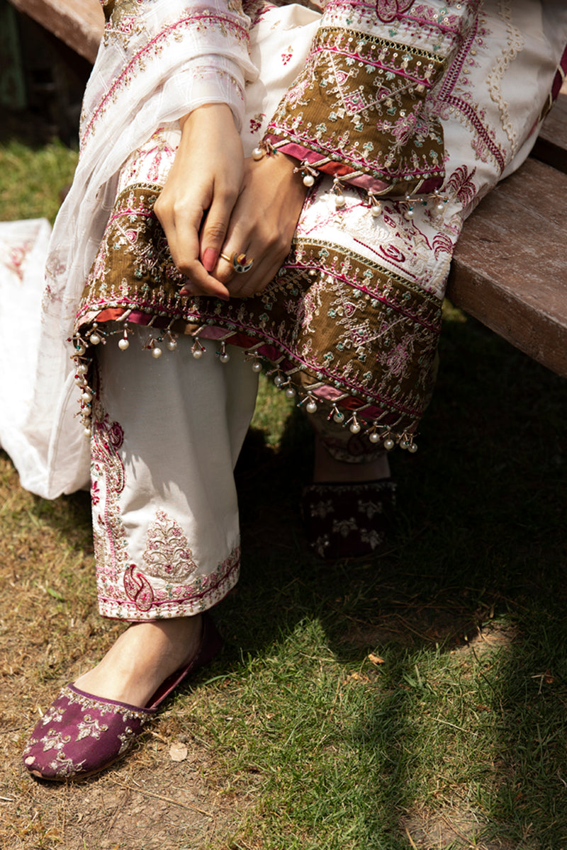 EB-02 SELAH | Qalamkar Rahi Luxury Festive Collection 2022 | Unstitched Embroidered Lawn Suits