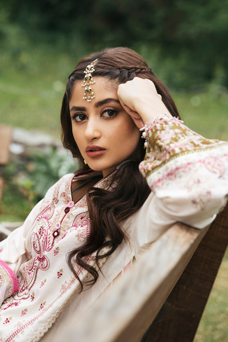 EB-02 SELAH | Qalamkar Rahi Luxury Festive Collection 2022 | Unstitched Embroidered Lawn Suits