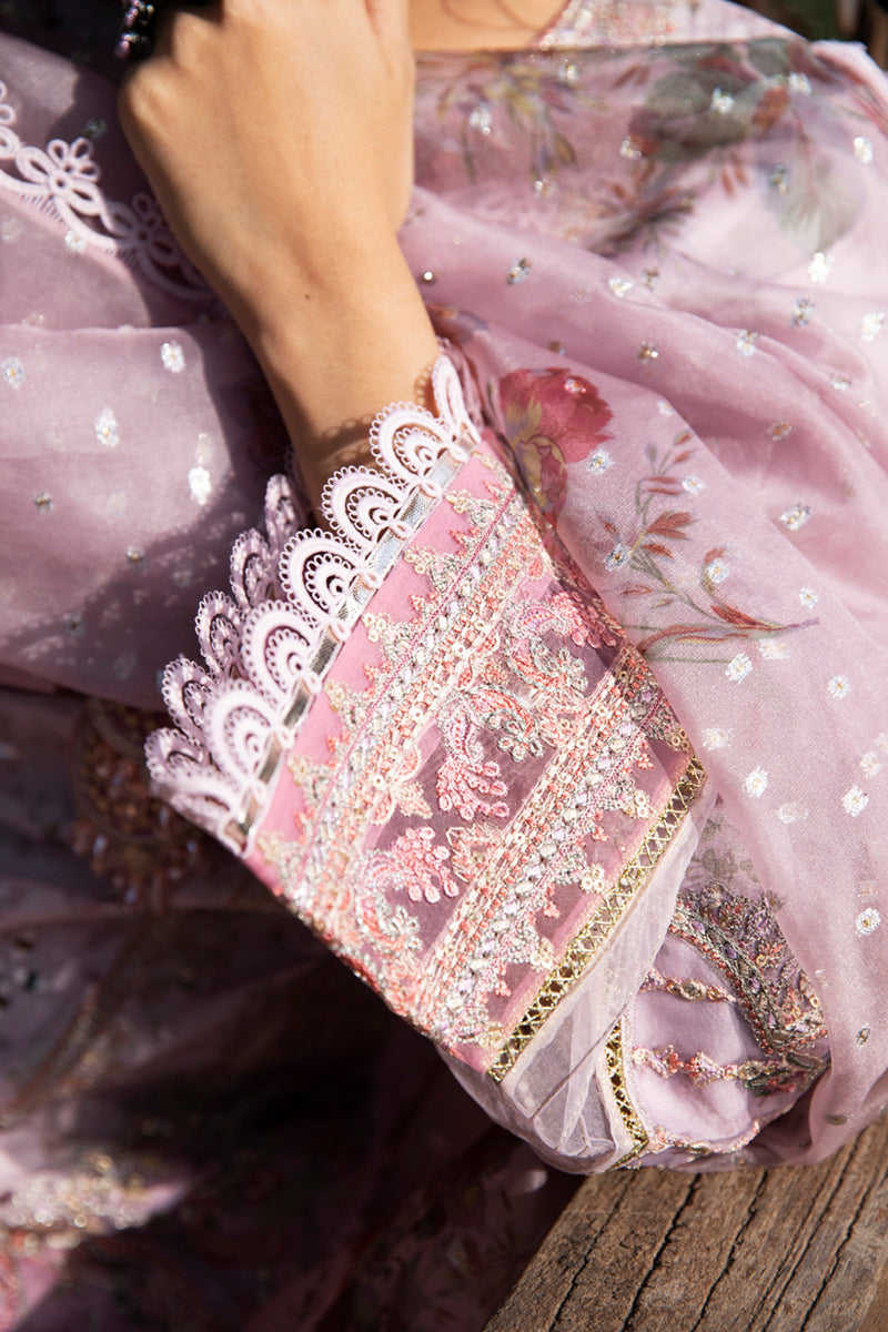 EB-05 SAGE | Qalamkar Rahi Luxury Festive Collection 2022 | Unstitched Embroidered Lawn Suits