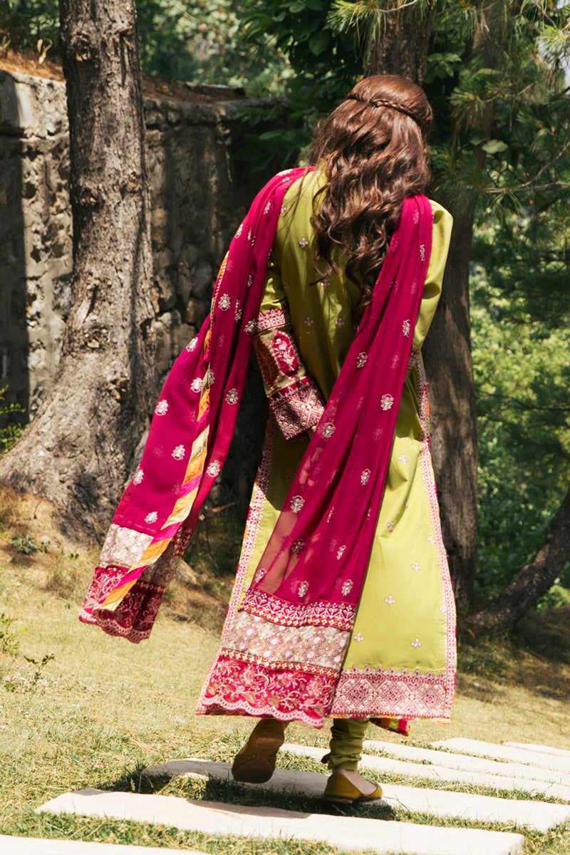 EB-10 MYLA | Qalamkar Rahi Luxury Festive Collection 2022 | Unstitched Embroidered Lawn Suits