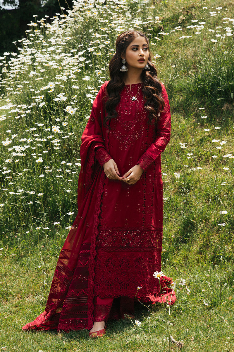 EB-07 REIGN | Qalamkar Rahi Luxury Festive Collection 2022 | Unstitched Embroidered Lawn Suits