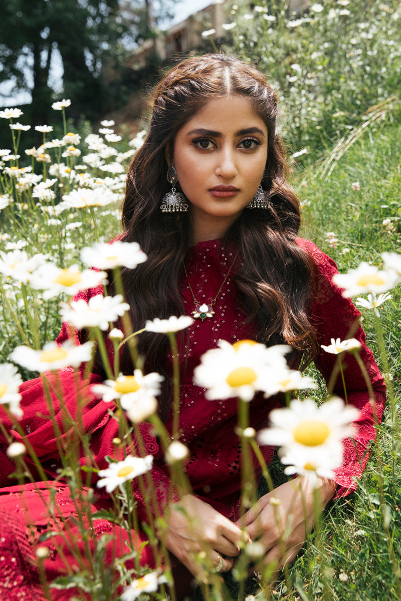 EB-07 REIGN | Qalamkar Rahi Luxury Festive Collection 2022 | Unstitched Embroidered Lawn Suits