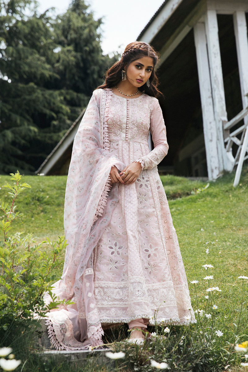 EB-08 DAISY | Qalamkar Rahi Luxury Festive Collection 2022 | Unstitched Embroidered Lawn Suits