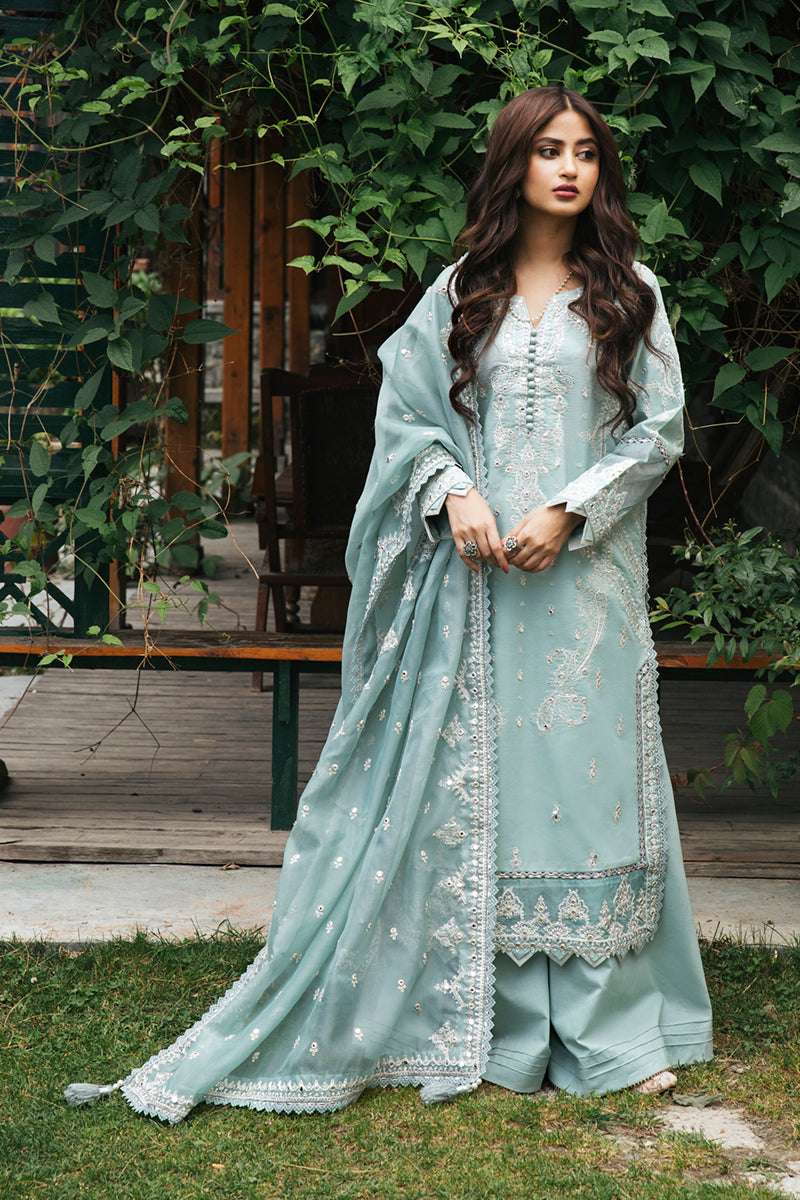 EB-03 MIA | Qalamkar Rahi Luxury Festive Collection 2022 | Unstitched Embroidered Lawn Suits