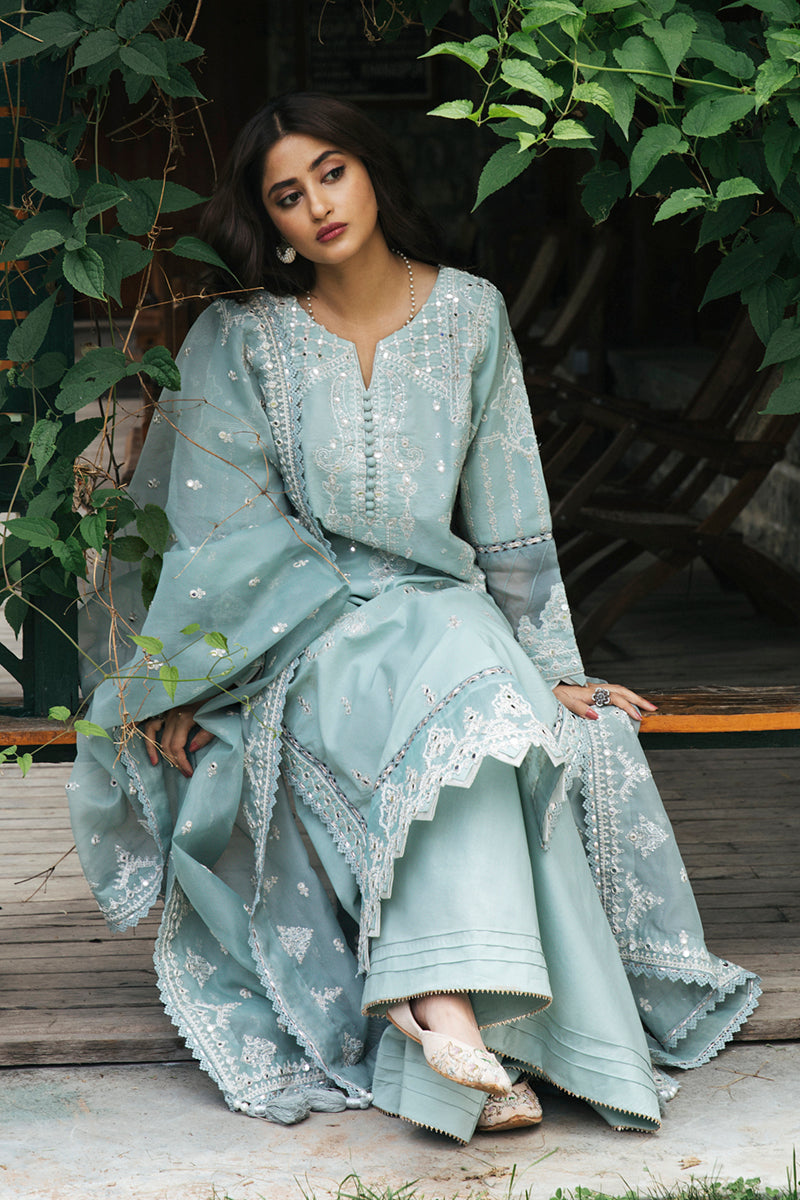 EB-03 MIA | Qalamkar Rahi Luxury Festive Collection 2022 | Unstitched Embroidered Lawn Suits