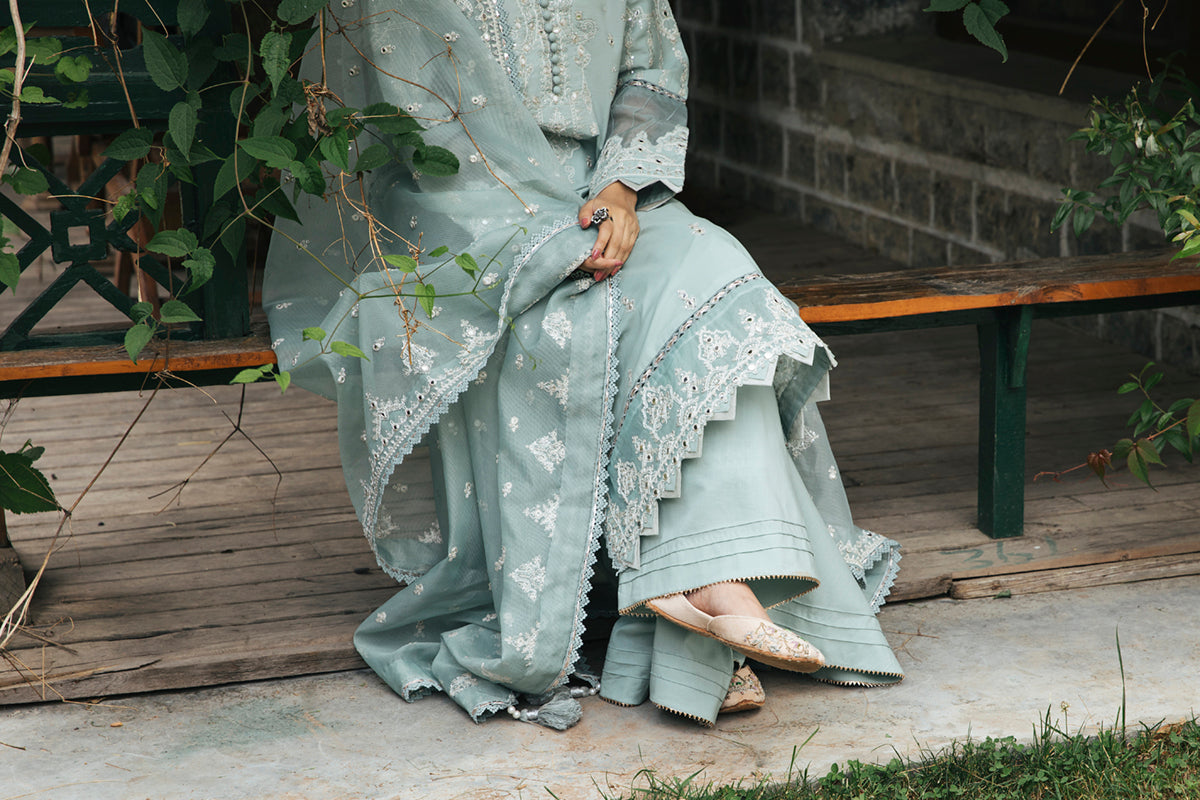 EB-03 MIA | Qalamkar Rahi Luxury Festive Collection 2022 | Unstitched Embroidered Lawn Suits