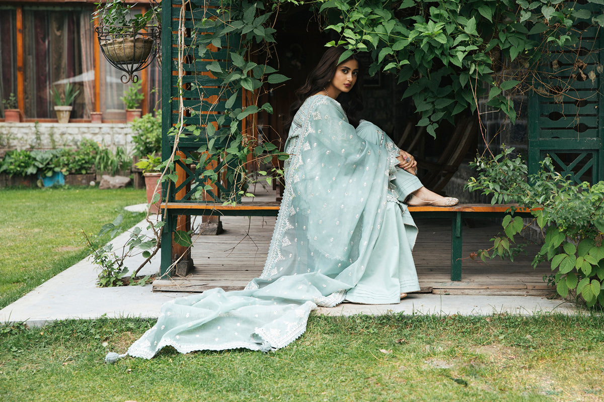 EB-03 MIA | Qalamkar Rahi Luxury Festive Collection 2022 | Unstitched Embroidered Lawn Suits
