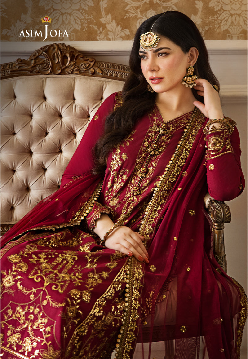 AJZS-24 | Asim Jofa Zari Sitara Luxury Eid Festive Collection 2023 | Unstitched Embrodried Suits