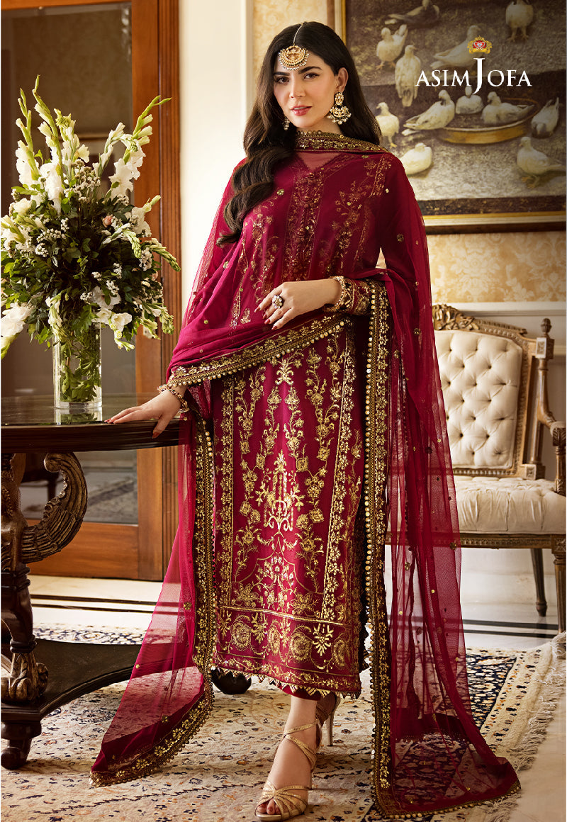 AJZS-24 | Asim Jofa Zari Sitara Luxury Eid Festive Collection 2023 | Unstitched Embrodried Suits
