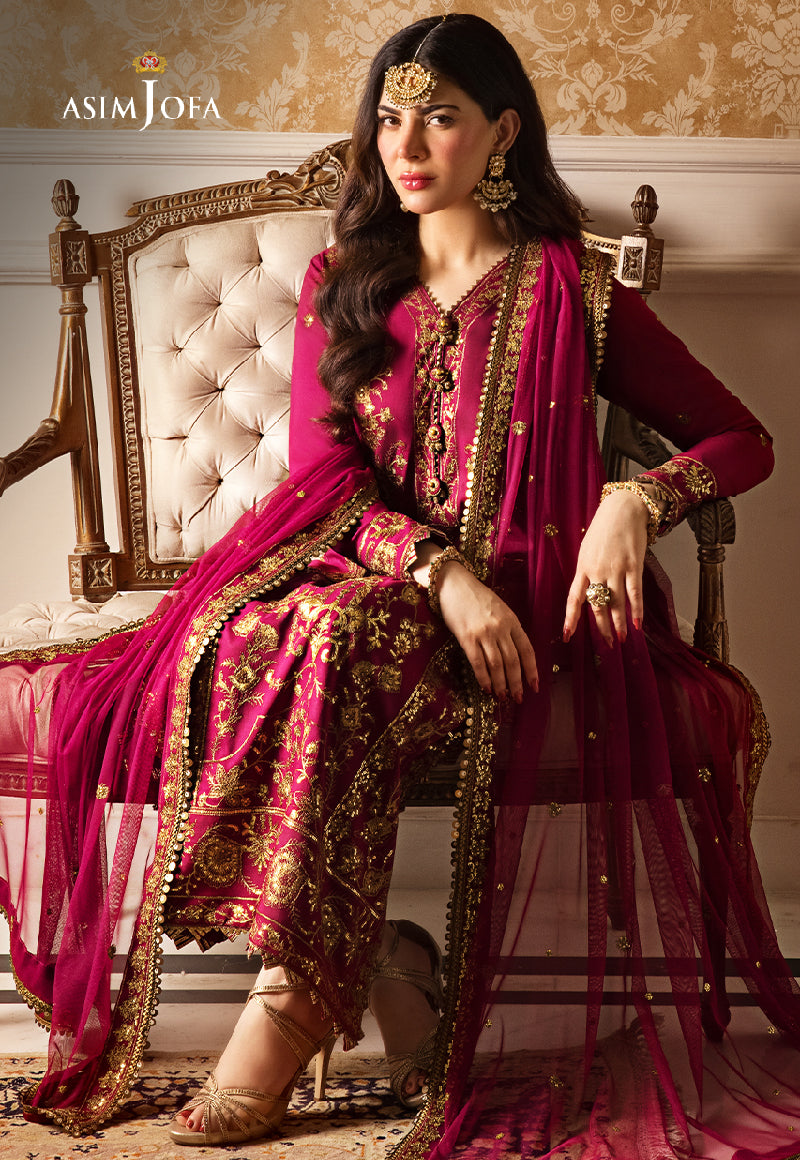 AJZS-24 | Asim Jofa Zari Sitara Luxury Eid Festive Collection 2023 | Unstitched Embrodried Suits