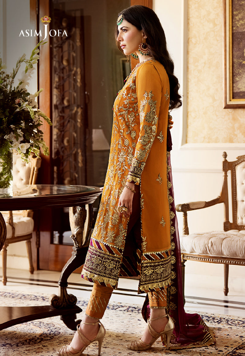 AJZS-30 | Asim Jofa Zari Sitara Luxury Eid Festive Collection 2023 | Unstitched Embrodried Suits