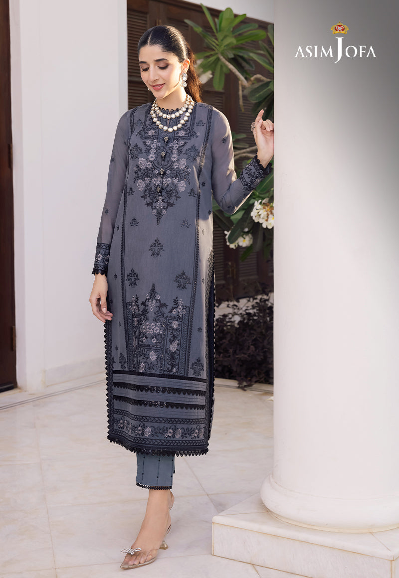 AJZS-07 | Asim Jofa Zari Sitara Luxury Eid Festive Collection 2023 | Unstitched Embrodried Suits