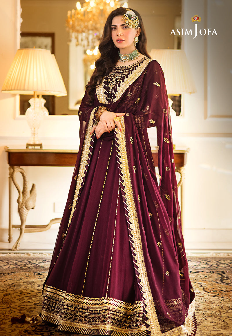 AJZS-05 | Asim Jofa Zari Sitara Luxury Eid Festive Collection 2023 | Unstitched Embrodried Suits