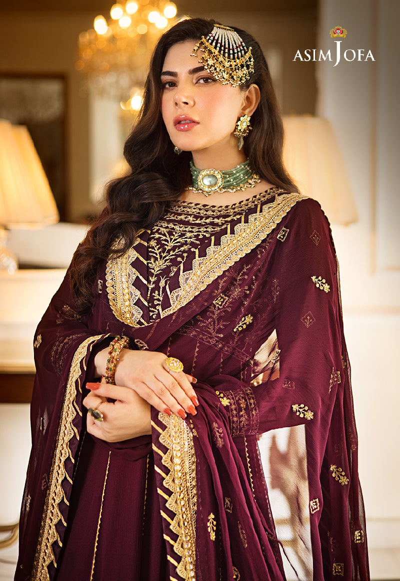 AJZS-05 | Asim Jofa Zari Sitara Luxury Eid Festive Collection 2023 | Unstitched Embrodried Suits