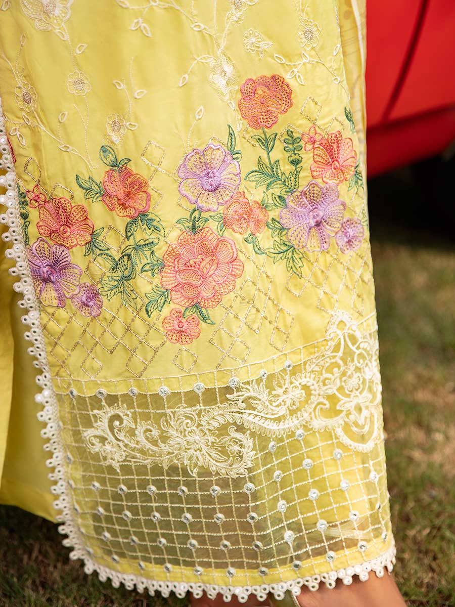 Luxury Edit Winter '22 D#1A | RajBari Fall/Winter Unstitched Luxury Collection 2022 | Unstitched Embroidered Chikankari Suits