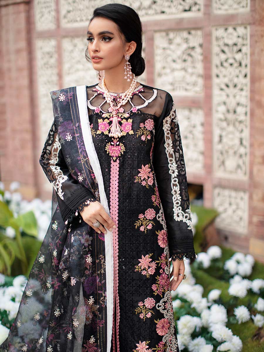 Luxury Edit Winter '22 D#7B | RajBari Fall/Winter Unstitched Luxury Collection 2022 | Unstitched Embroidered Chikankari Suits
