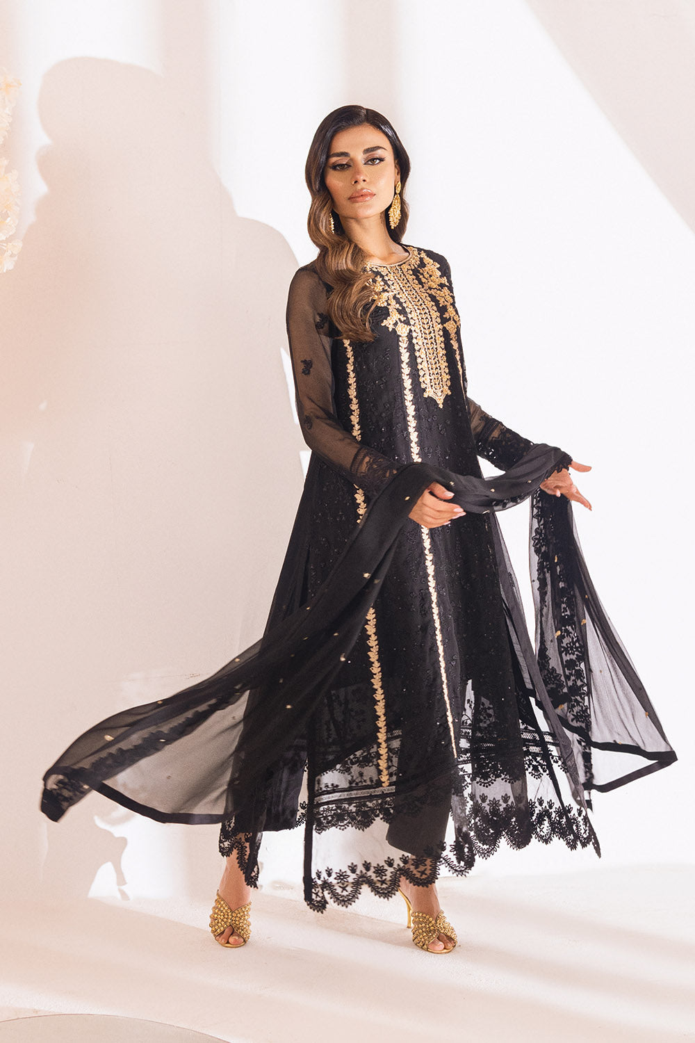 Raven Aura | Azure Ensembles Chiffon 3PCS 2023