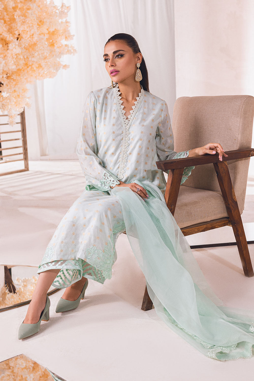 Regal Rush | Azure Ensembles Chiffon 3PCS 2023